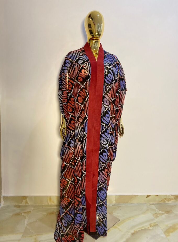 Damask Two-piece Kimono Dress (Amama’s Boubou)