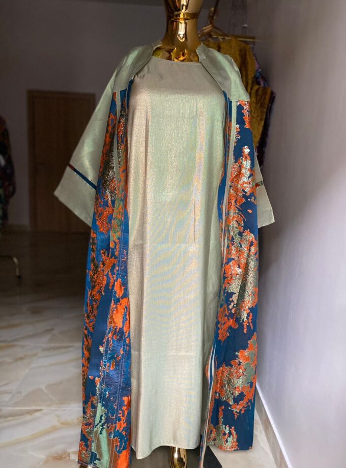 Adire Mixed Comp Cotton Kaftan