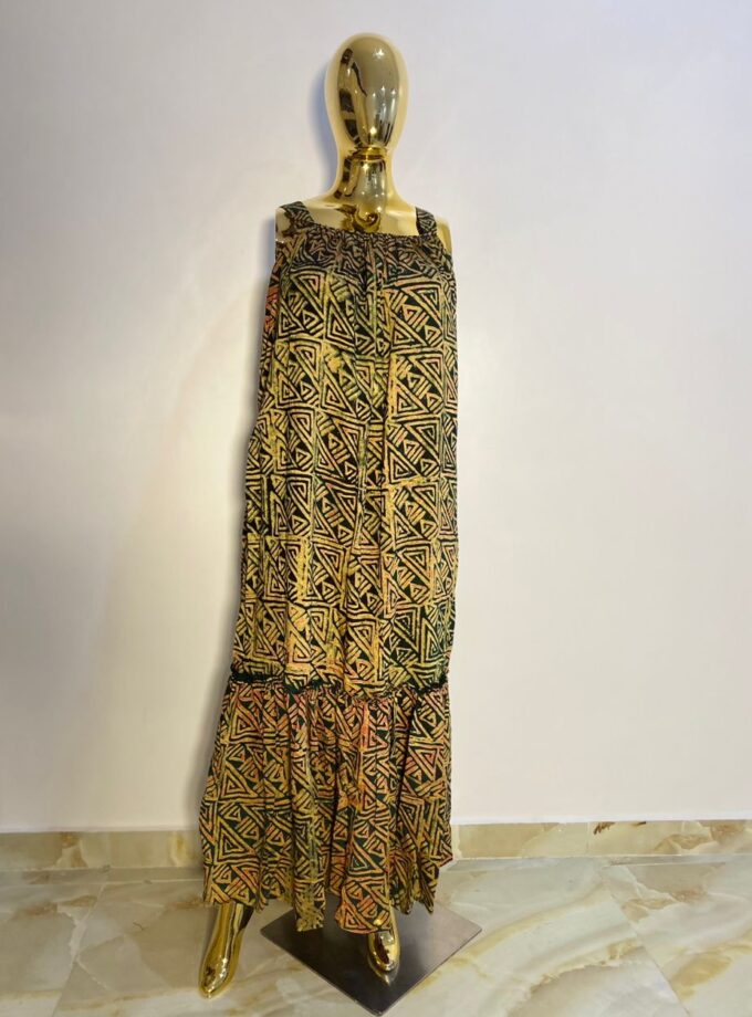 Damask Kaftan (Black/Gold)