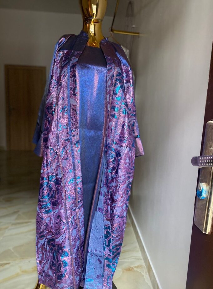 Aso-Oke Top and Asymetric Pant Set